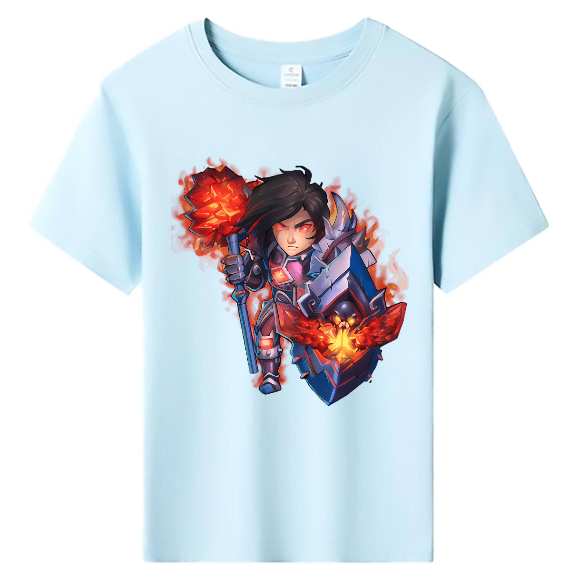 （画像用） リーグ・オブ・レジェンド League of Legends LOL 綿100％キッズTシャツ（フロントプリント）